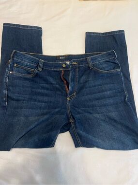 5.11 Tactical Dark Blue Denim Jeans with Yellow Stitching
